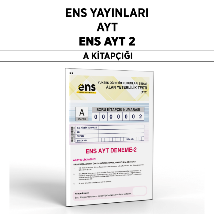 ENS YAYIN YKS AYT SNV 2-A - 25-26